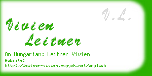 vivien leitner business card